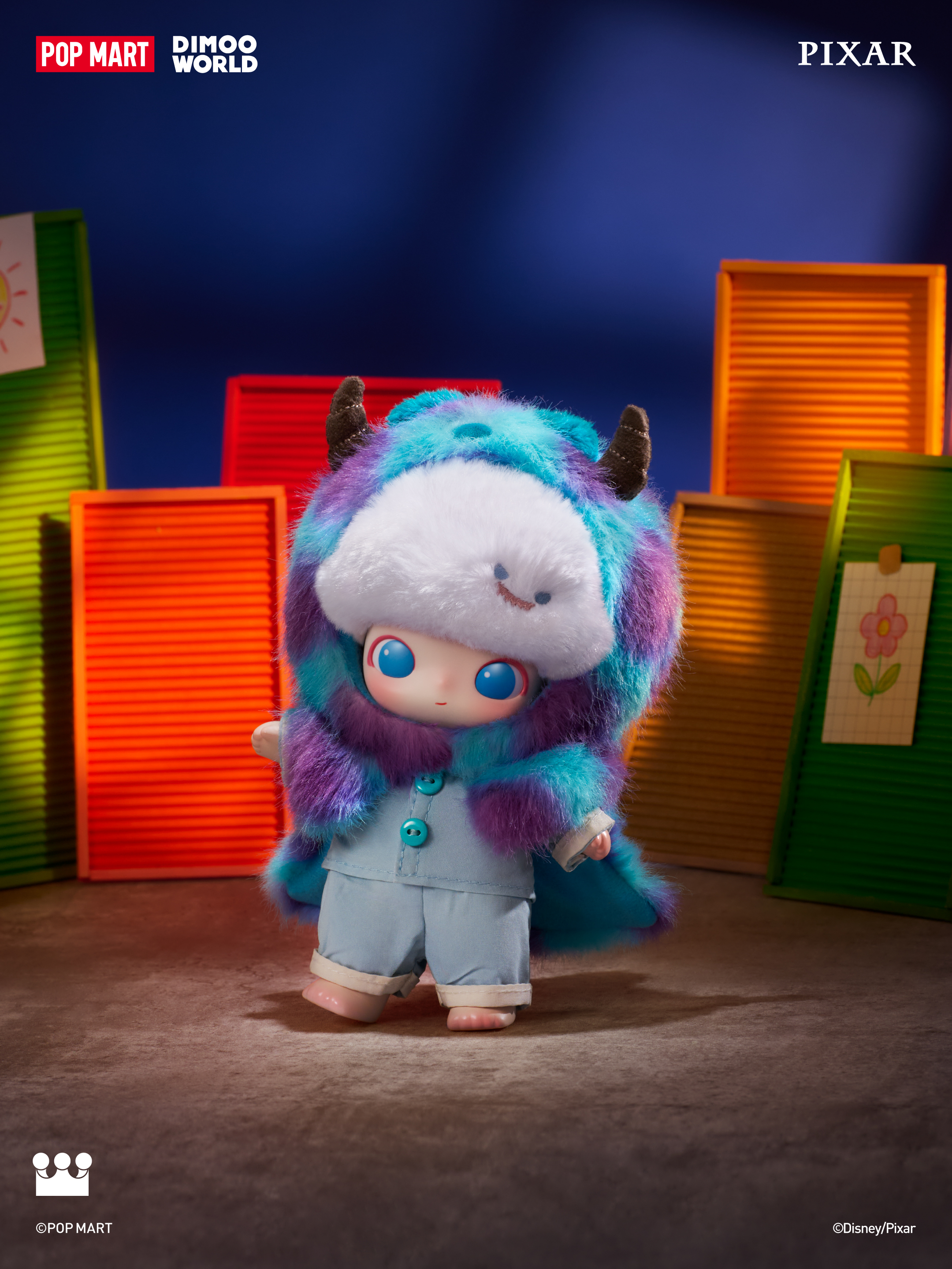 和DIMOO一起闯进皮克斯的奇幻童心宇宙 泡泡玛特推出DIMOO WORLD × PIXAR联名系列